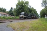 NS 9219 leading an eastbound at Boiling Springs PA